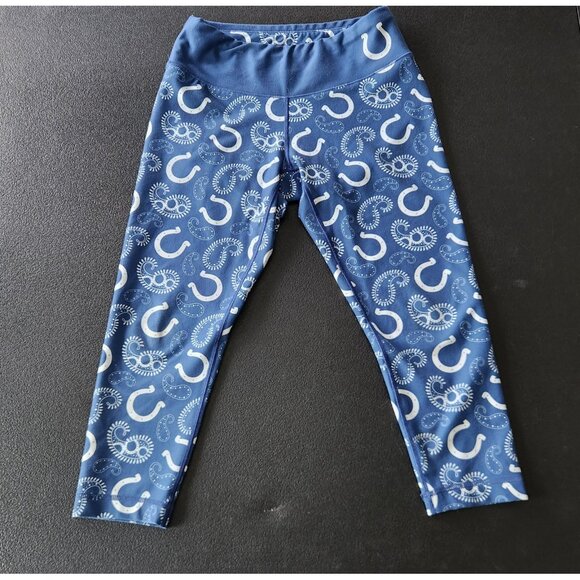 NFL Team Apparel Indianapolis Colts Leggings Thematic Print Womens XS EUC - Picture 4 of 9